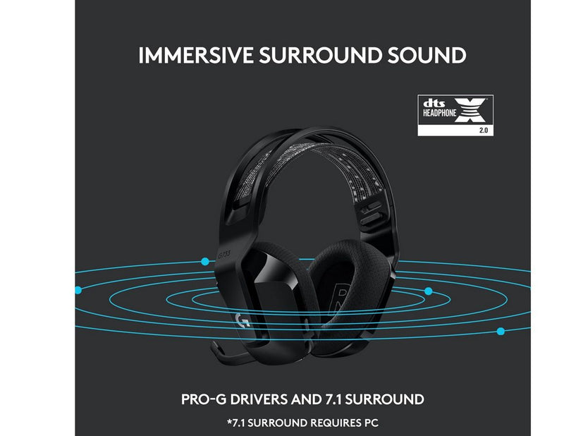 Logitech G733 LIGHTSPEED - Black