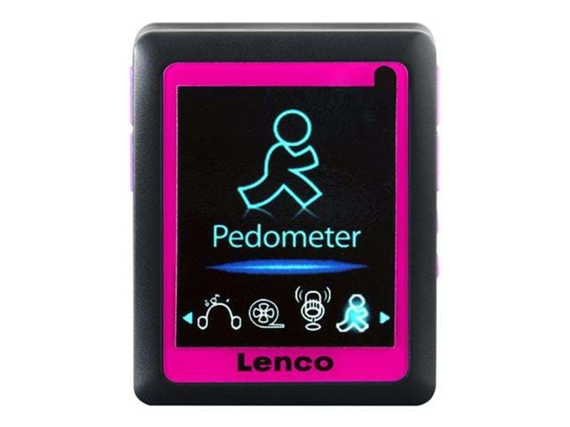 Lenco PODO-152 - MP3/4 Player with Pedometer en 4GB - Pink - MP3 Spieler 4 GB