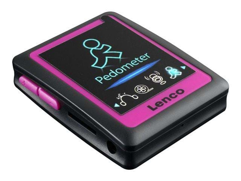 Lenco PODO-152 - MP3/4 Player with Pedometer en 4GB - Pink - MP3 Spieler 4 GB