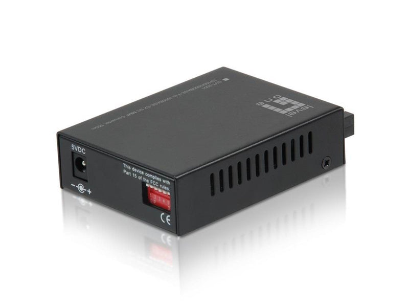 LevelOne GVT-2001 RJ45 to SC Gigabit Media Converter Multi-Mode Fiber 850nm 550m