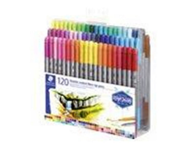 Staedtler Double-ended fibre-tip pens 120pcs