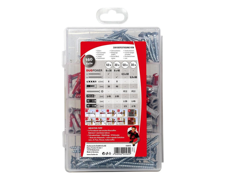 Fischer MeisterBox DuoPower + screws