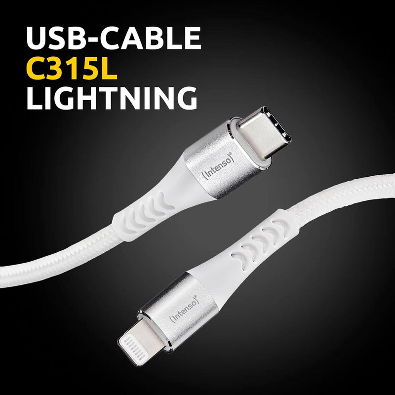 Intenso USB-Kabel C315L - Weiß