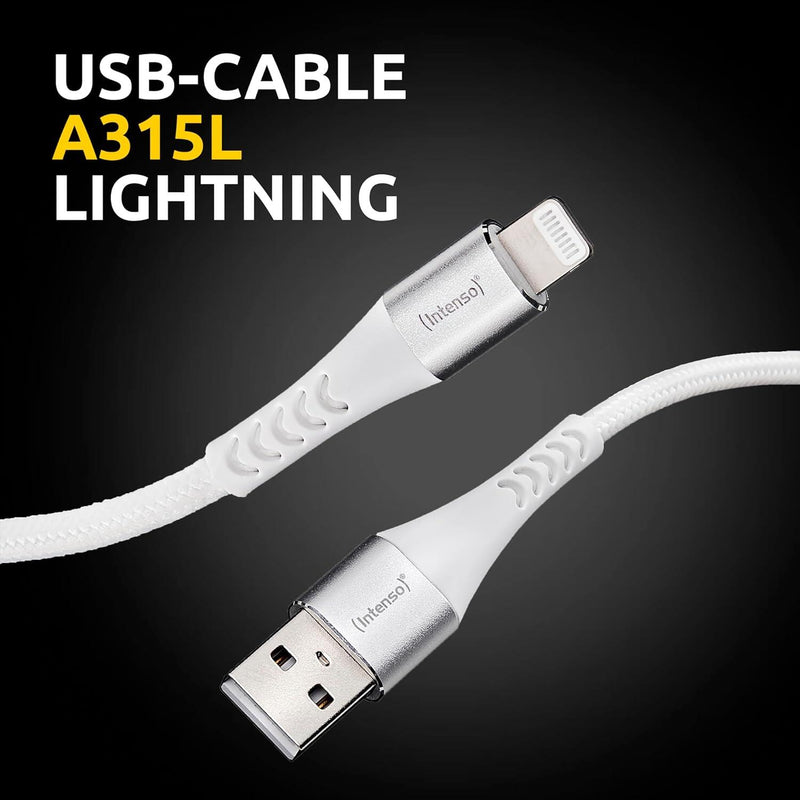 Intenso USB-Kabel A315L - Weiß