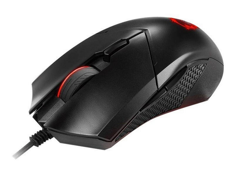 MSI Maus Clutch GM08 Gaming Maus Black USB - Maus (Schwarz)