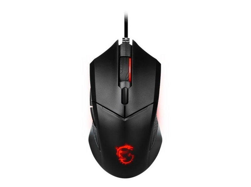 MSI Maus Clutch GM08 Gaming Maus Black USB - Maus (Schwarz)
