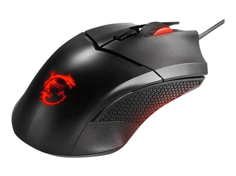 MSI Maus Clutch GM08 Gaming Maus Black USB - Maus (Schwarz)