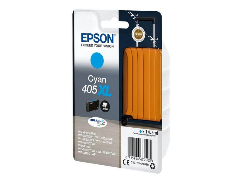 Epson 405XL - cyan - original - ink cartridge