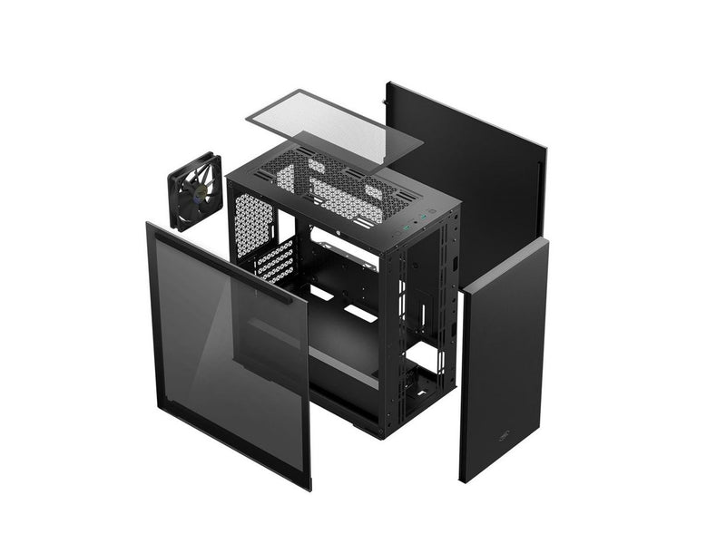 DeepCool MACUBE 110 - Gehäuse - Miditower - Schwarz