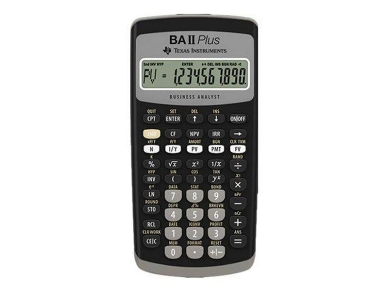 Texas Instruments BA II Plus - financial calculator