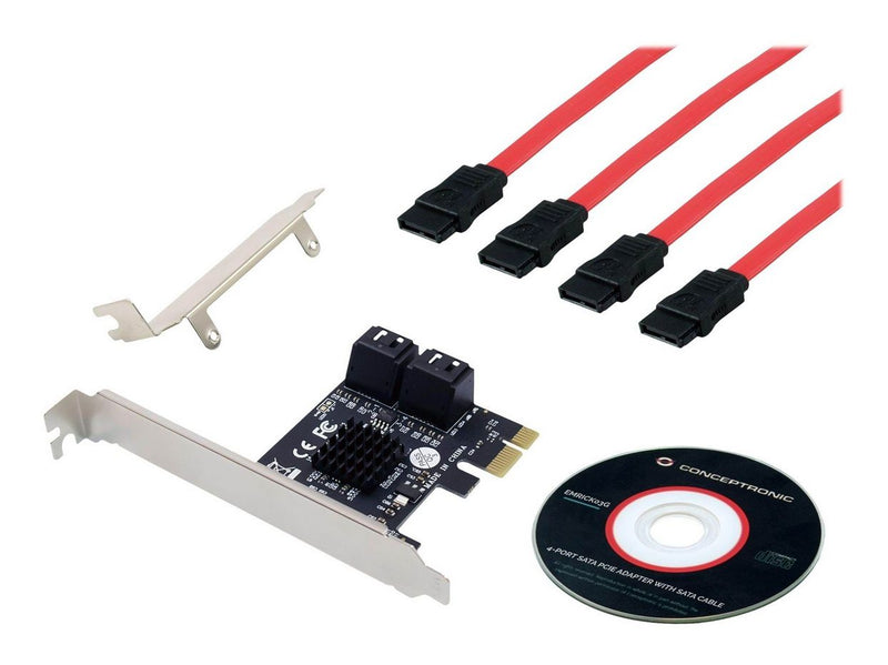 CONCEPTRONIC PCI Express Card 4 Port SATA III PCIe