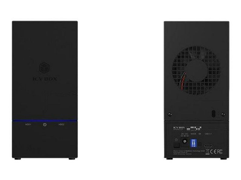 ICY BOX IB-RD3621-C31 RAID enclosure for 2x HDD/SSD