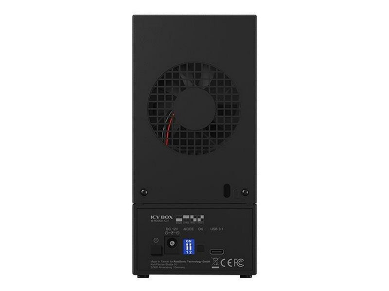 ICY BOX IB-RD3621-C31 RAID enclosure for 2x HDD/SSD