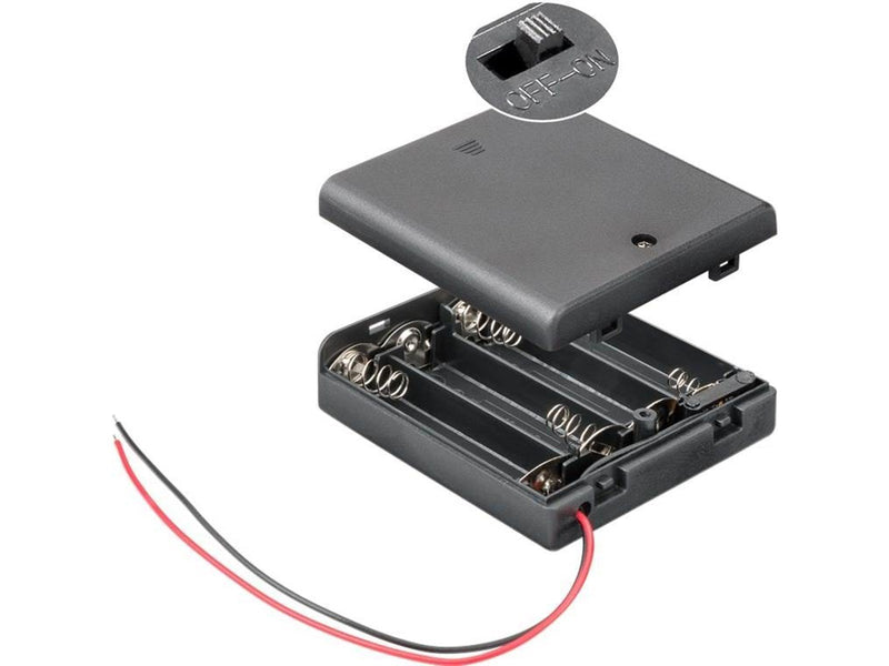 Pro 4x AA (Mignon) battery holder