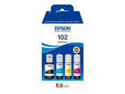 Epson 102 EcoTank - 4-colour Multipack (Black Yellow Cyan Magenta) Ink