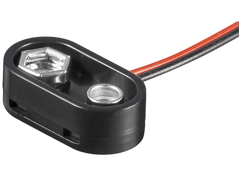 Pro 1x 9V Block battery holder