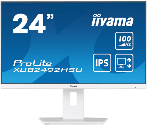 iiyama ProLite XUB2492HSU-W6 Monitor 60.5cm (23.8') weiß