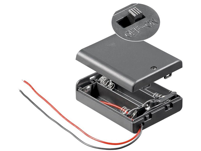 Pro 3x AA (Mignon) battery holder