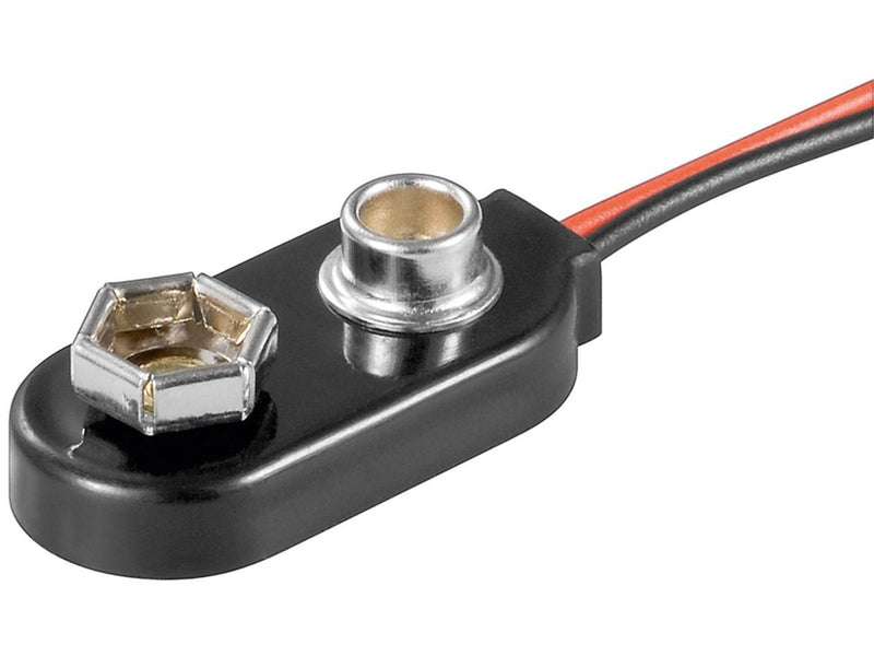Pro 1x 9V Block battery holder
