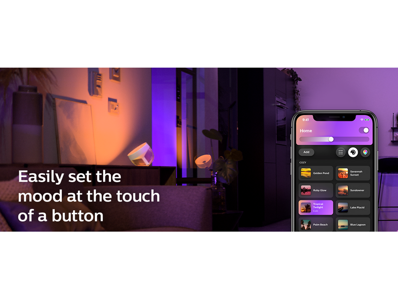 Philips Hue Iris Tischleuchte - BT - Weiss