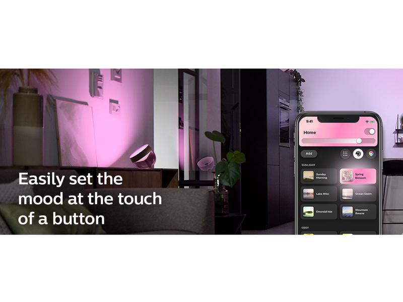 Philips Hue Iris Tragbare Tischleuchte - BT - Schwarz