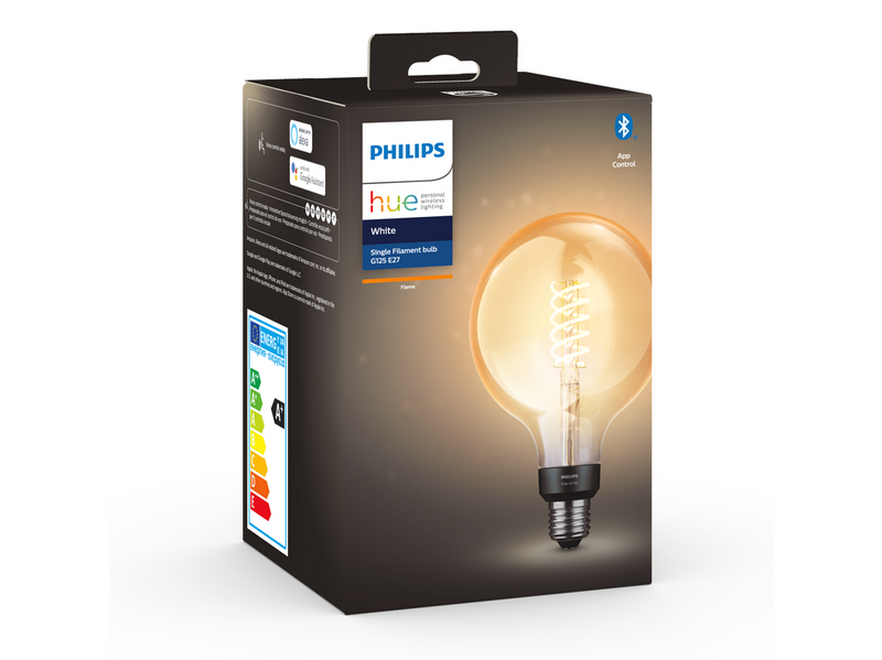 Philips Hue White Filament G125 E27 Globe Bulb - BT