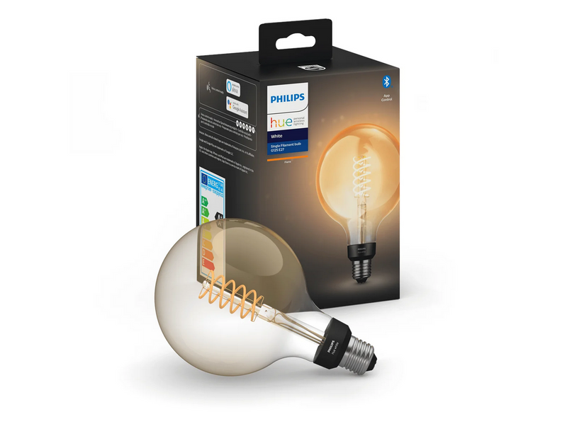 Philips Hue White Filament G125 E27 Globe Bulb - BT