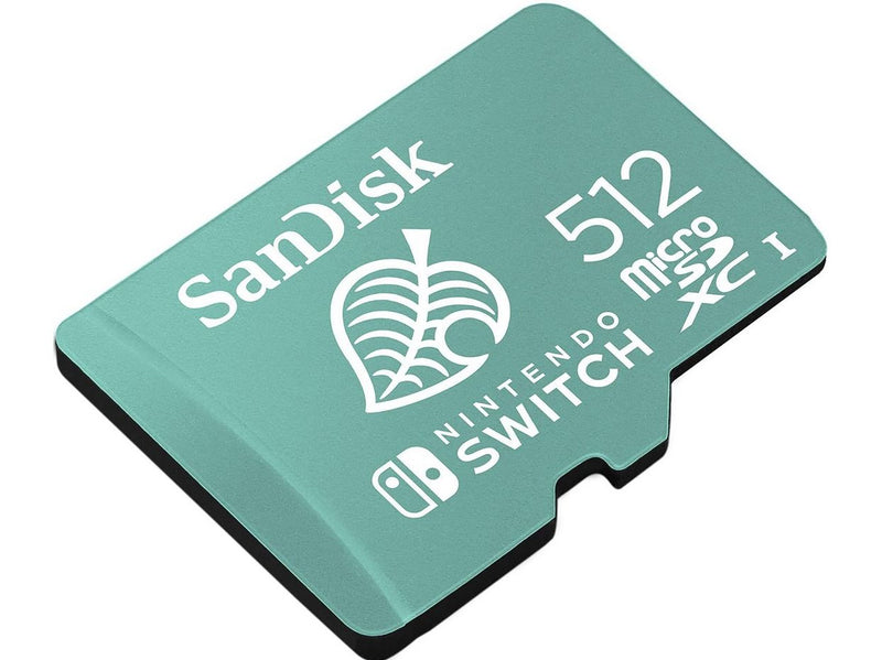 SANDISK Nintendo Switch microSD - 100MB/s - 512GB - Animal Crossing edition