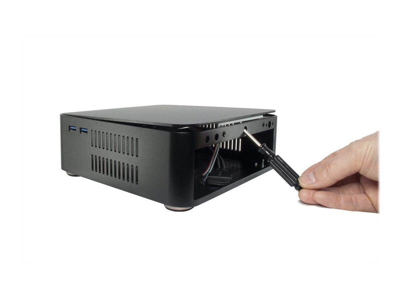 Inter-Tech A60 - Gehäuse - Ultra small form factor - Schwarz