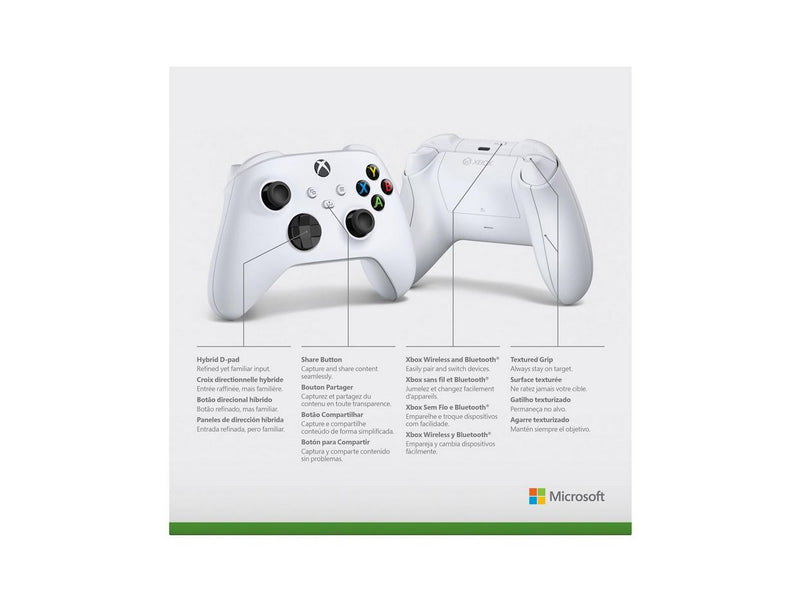 Microsoft Robot White - Wireless Controller - Microsoft Xbox One