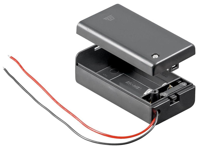 Pro 1x 9V Block battery holder