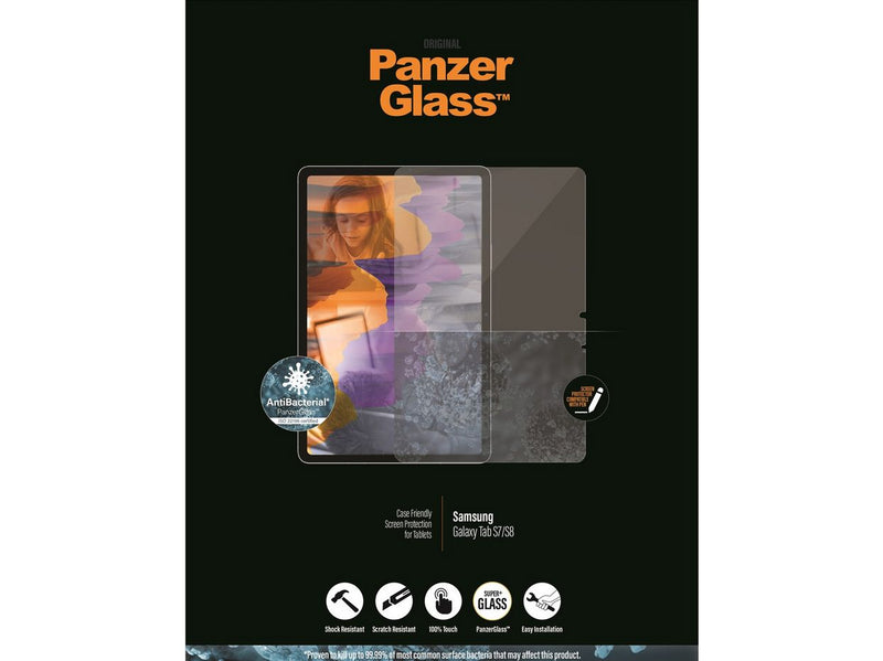 PanzerGlass Samsung Galaxy Tab S7 | S8 | Screen Protector Glass