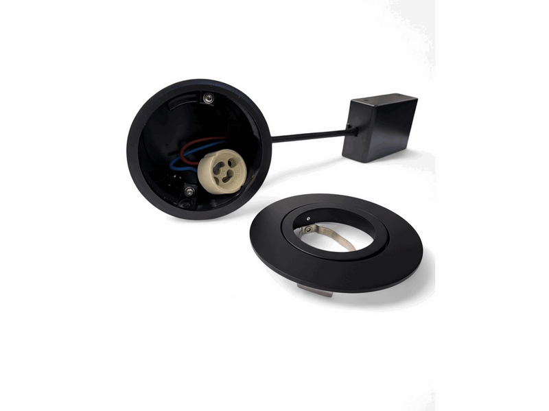 HiluX D10 outdoor recessed spot GU10 Matt black