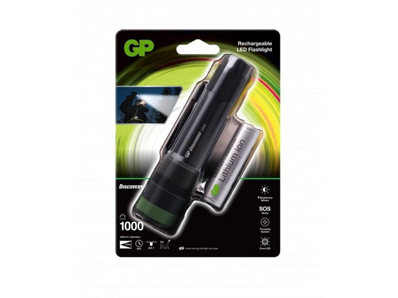 GP Discovery Taschenlampe, CR42, 1000 lumen, schwarz