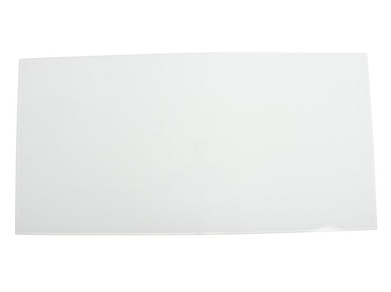 Home>it Kitchen splash plate white frosted tempered glass 600 x 300m