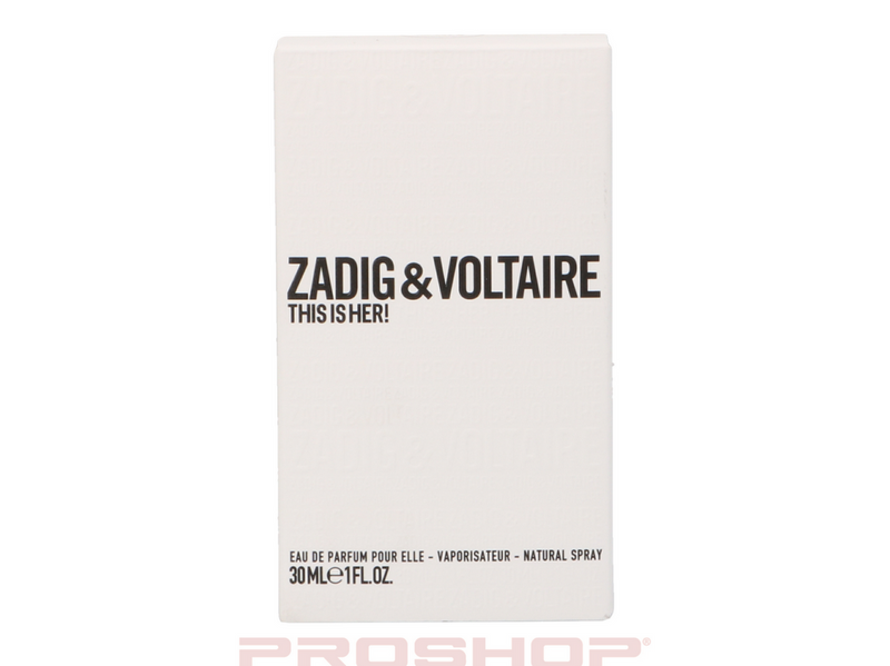 ZADIG & VOLTAIRE This Is Her! EDP - 30 ml