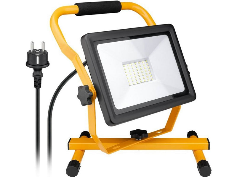 Pro LED work light with stand 50 W black-yellow 1.5