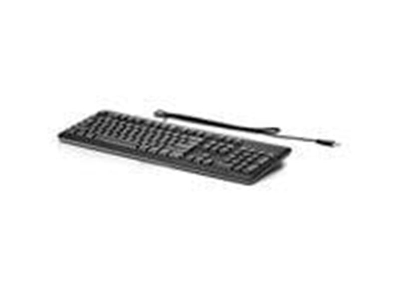 HP Keyboard German Black - Tastaturen - Deutsch - Silber