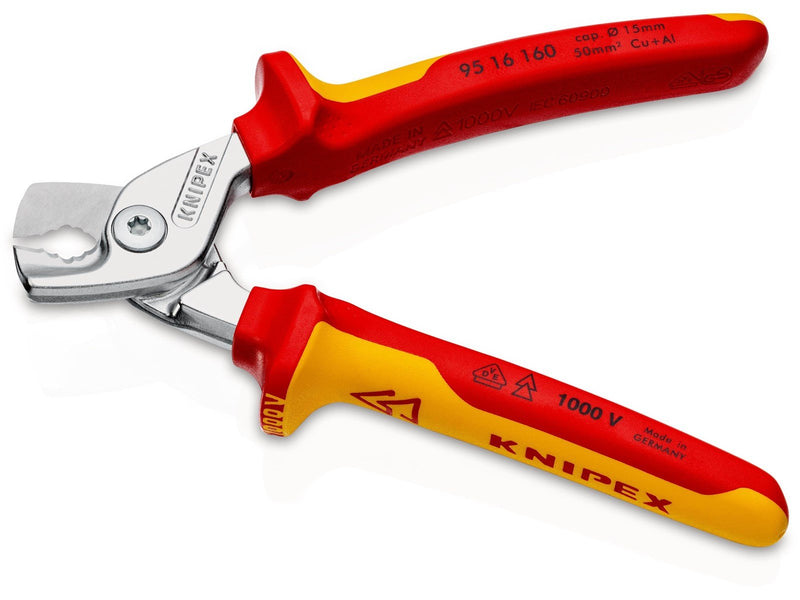 KNIPEX StepCut, Kabelscheren mit Stufenschnitt