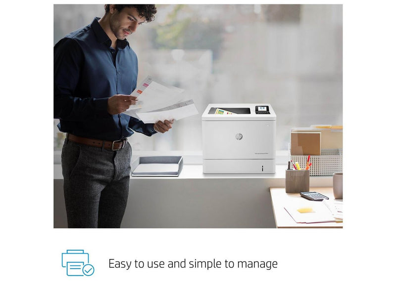 HP LaserJet Enterprise M554dn Color Laser Printer - Farbe - Laser