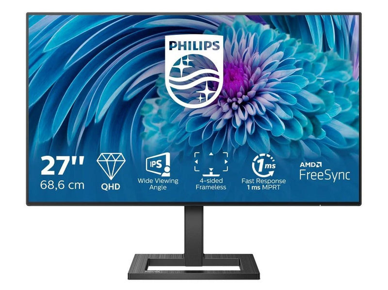 27" Philips E-line 275E2FAE - 2560x1440 (QHD) - 75Hz - IPS