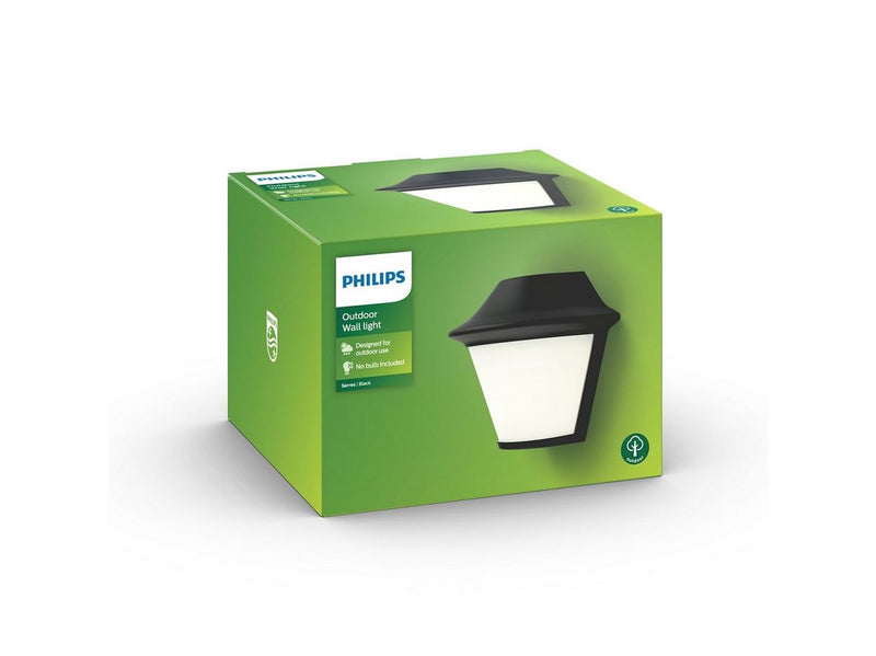 Philips Serres außenwandleuchte, schwarz
