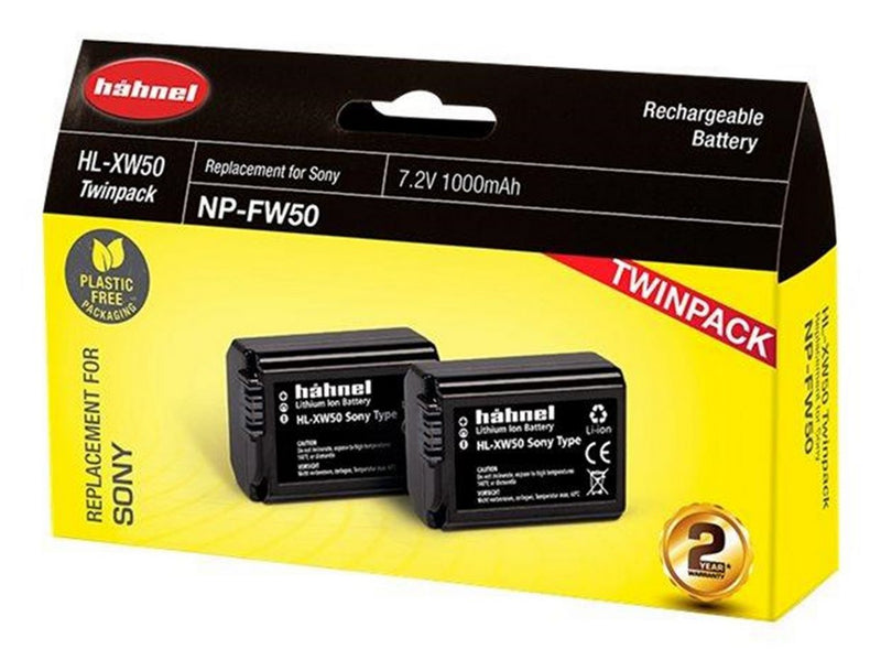 Hähnel Battery Sony HL-XW50 / NP-FW50 Twin Pack