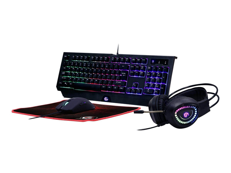 Gembird GMB Gaming Phantom - Gaming Tastaturen - Englisch - US - Schwarz