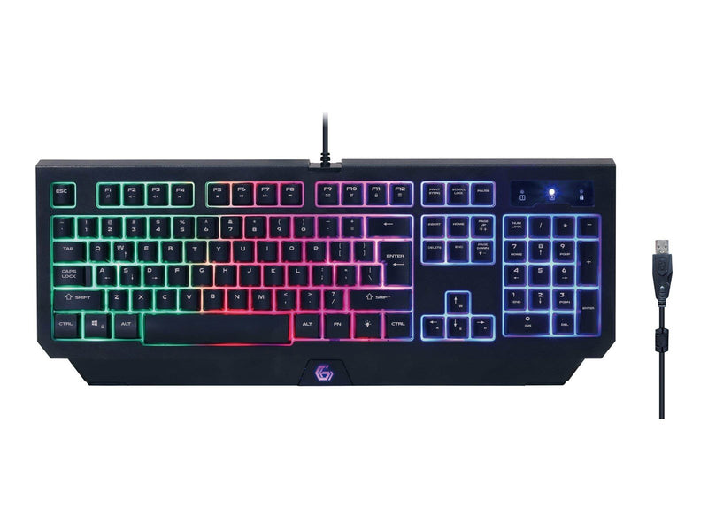 Gembird GMB Gaming Phantom - Gaming Tastaturen - Englisch - US - Schwarz