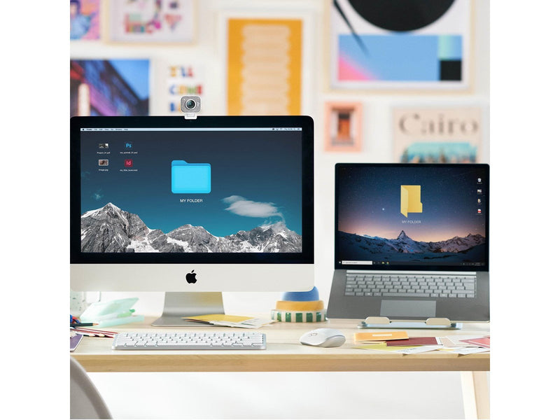 Logitech MX Keys Mini For Mac Wireless Keyboard - Pale Grey - US - Tastaturen - Englisch - US - Grau