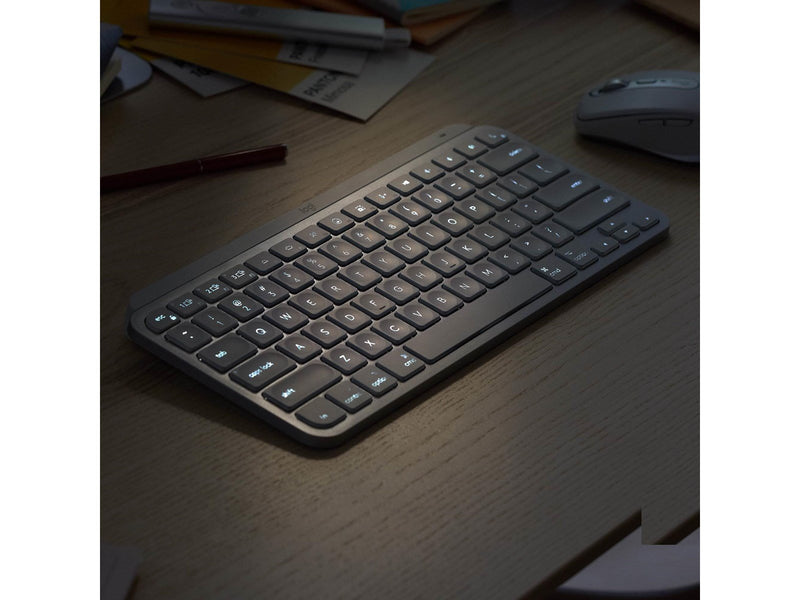 Logitech MX Keys Mini For Mac Wireless Keyboard - Pale Grey - US - Tastaturen - Englisch - US - Grau