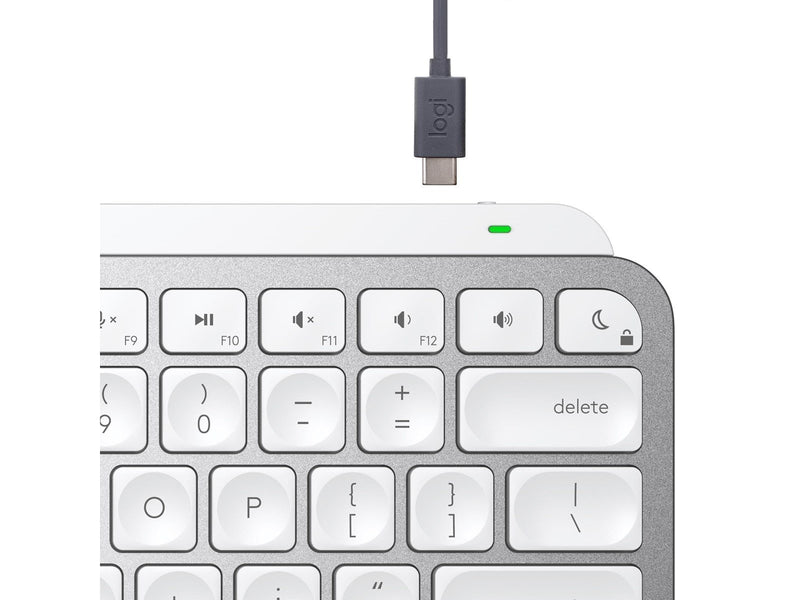Logitech MX Keys Mini For Mac Wireless Keyboard - Pale Grey - US - Tastaturen - Englisch - US - Grau