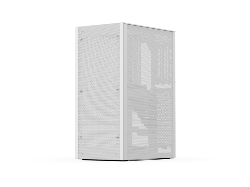 Ssupd Meshlicious Mini ITX Case - Full Mesh - PCIe 4.0 - White - Gehäuse - Minitower - Weiß