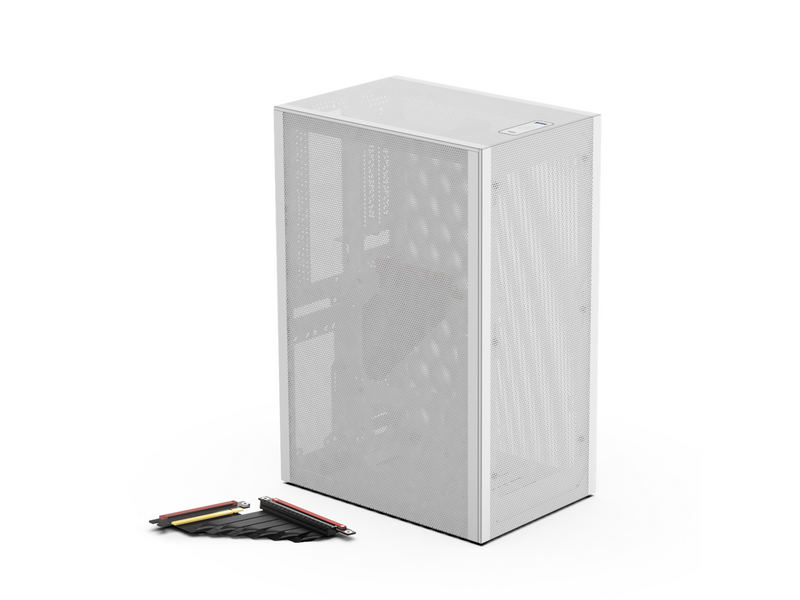Ssupd Meshlicious Mini ITX Case - Full Mesh - PCIe 4.0 - White - Gehäuse - Minitower - Weiß